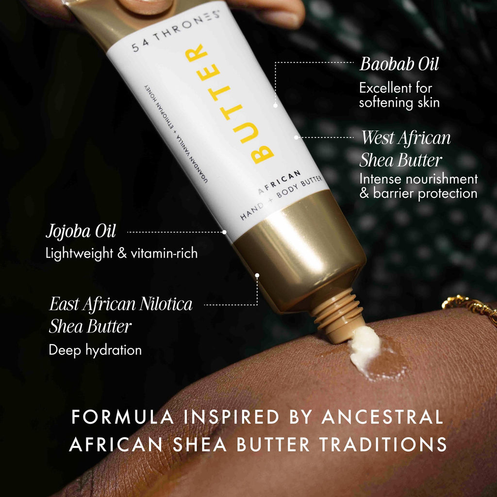 54 Thrones African Beauty Duo – Shea Butter for Intensive Dry Skin