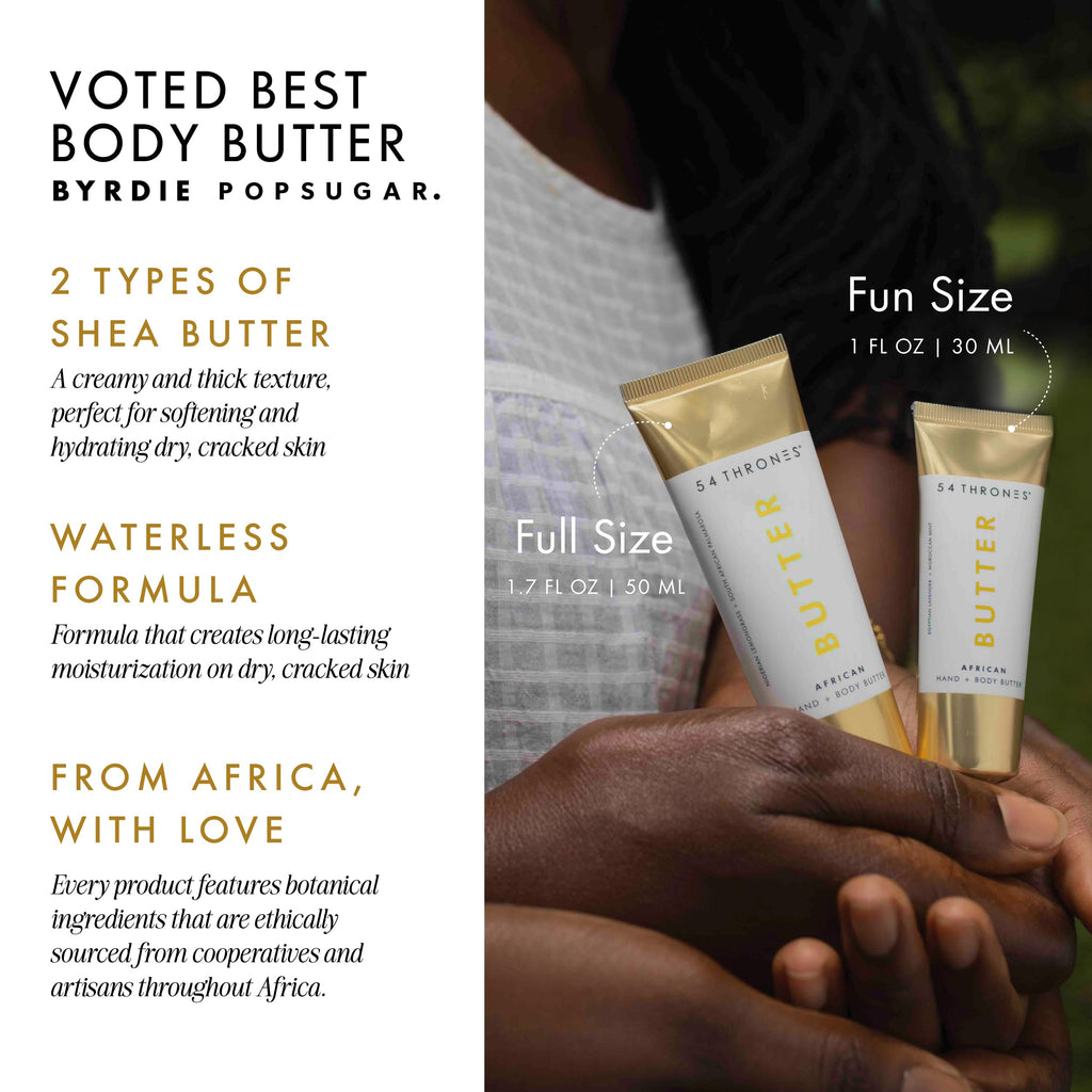 54 Thrones African Beauty Duo – Shea Butter for Intensive Dry Skin