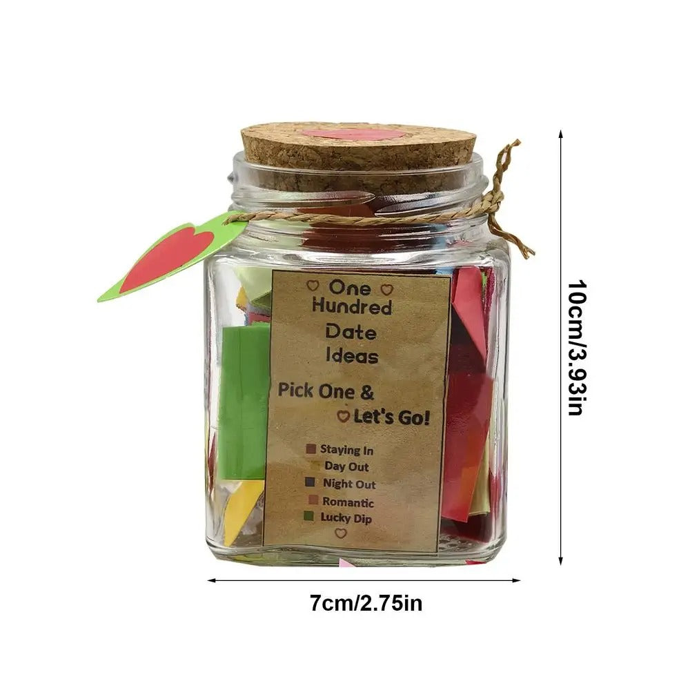 Couple Inspirational Creative Jar Adventure Challenge List