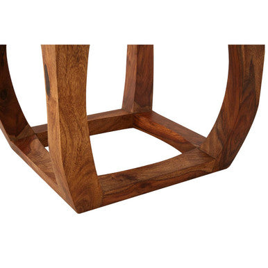 Boho Natural Jute Square Stool