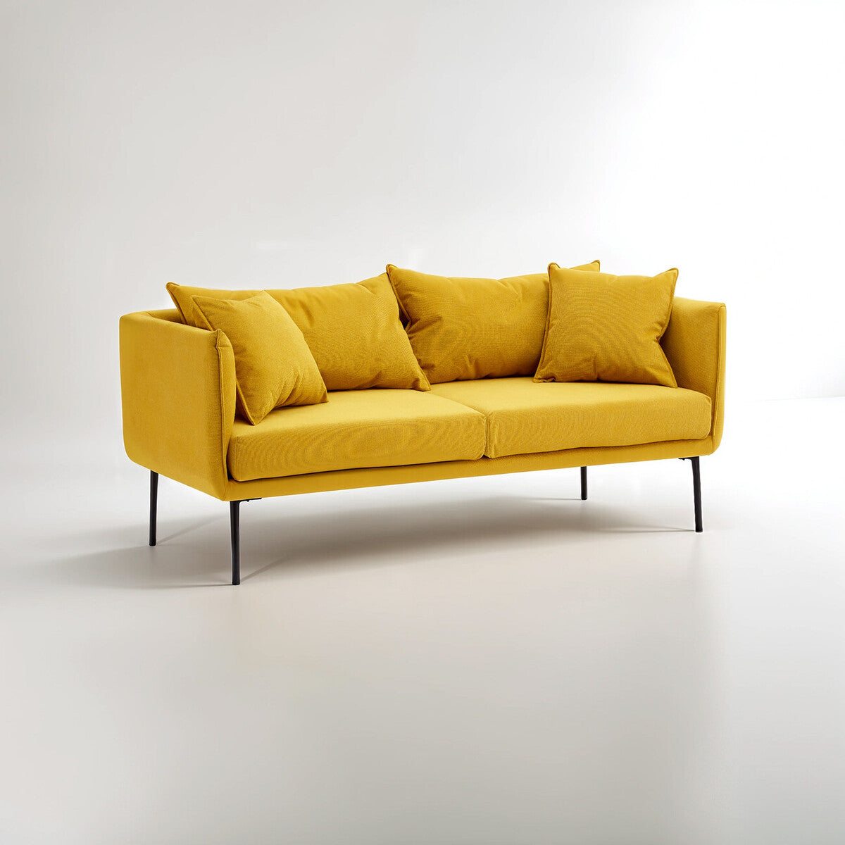 2 Seater Yellow Sofa, Kolding
