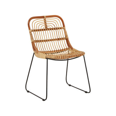 Java Tiger Natural Rattan Chair