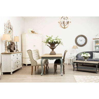 3 Seater Grey Velvet Sofa, Reine