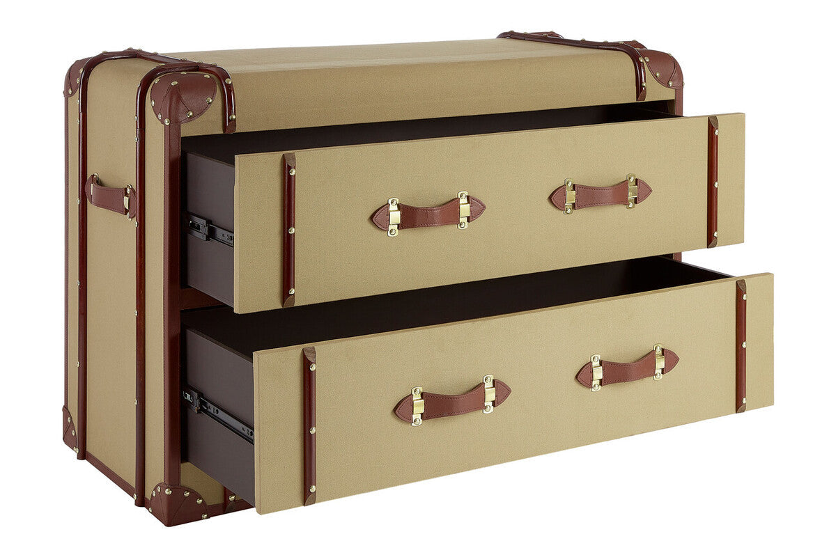 Columbus 2 Drawer Canvas Cabinet