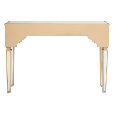 Mirrored Glass Console Table with Gold Finish, Grazia