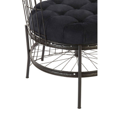 Mantis Black Wheel Design Chair