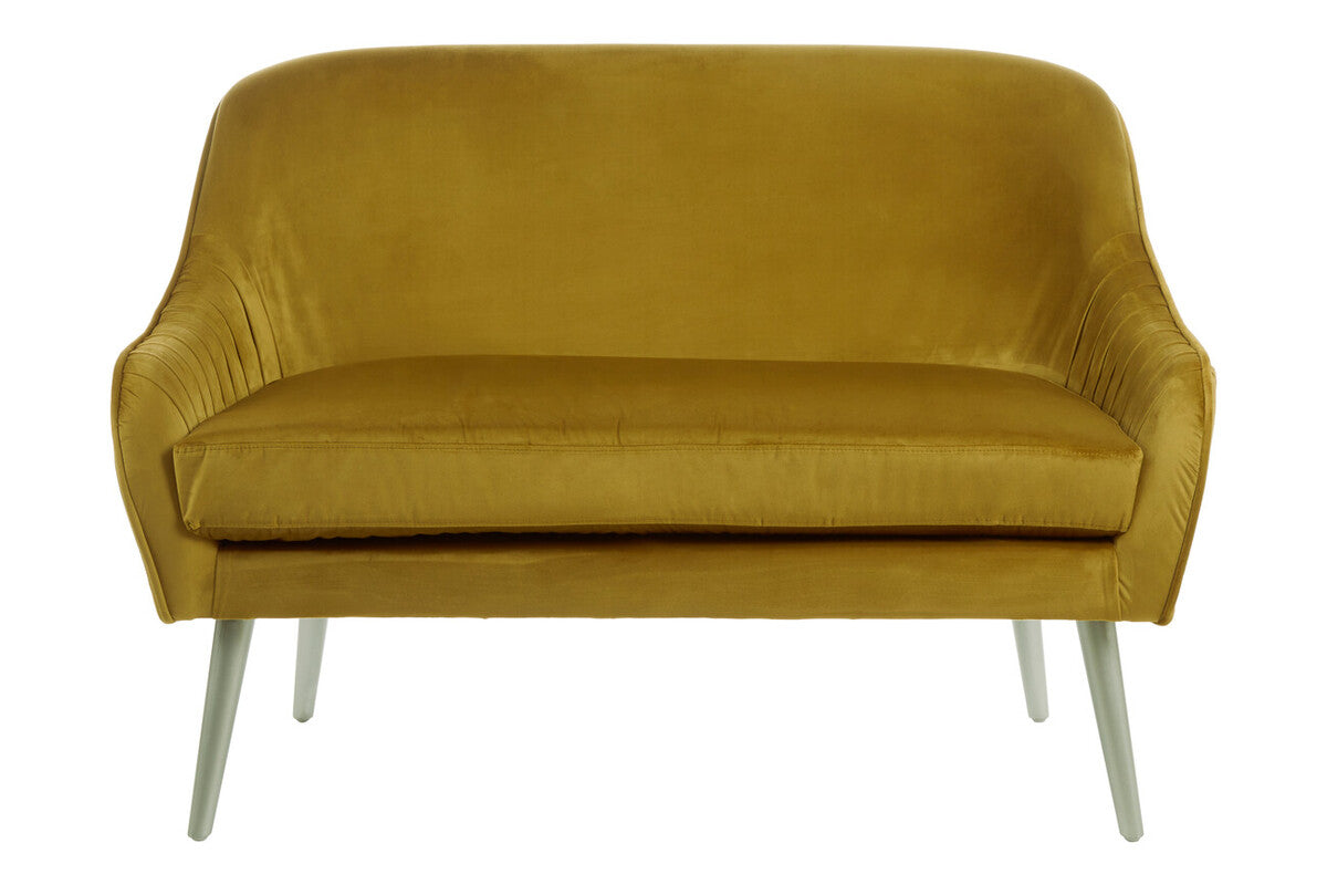 Mustard Velvet Sofa, Louxor