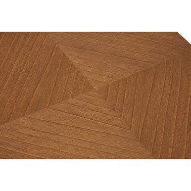 Black Side Table with Textured Bayur Wood and Carved Detail, Loire
