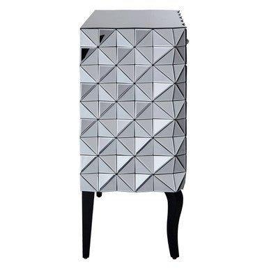Soho 2 Door Silver Finish Sideboard