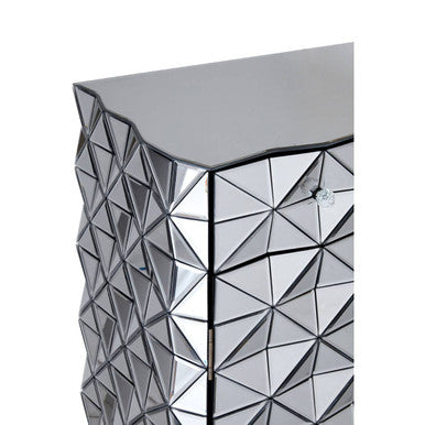 Soho 2 Door Silver Finish Sideboard