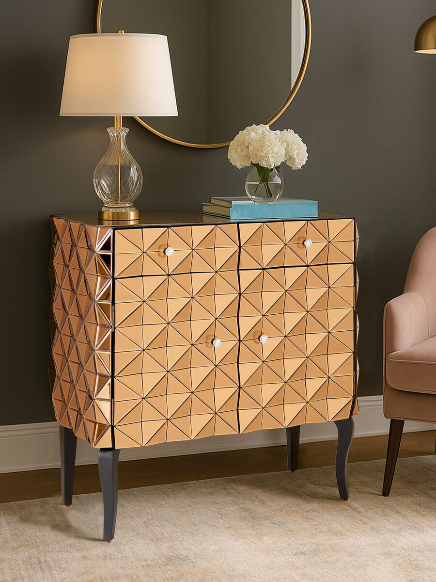 Soho 2 Door Copper Finish Sideboard