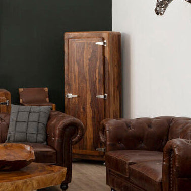 Marwar Tall Tropical Rose Wood Cabinet