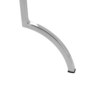 Console Table with Pastel Top and Silver Frame, Arbus