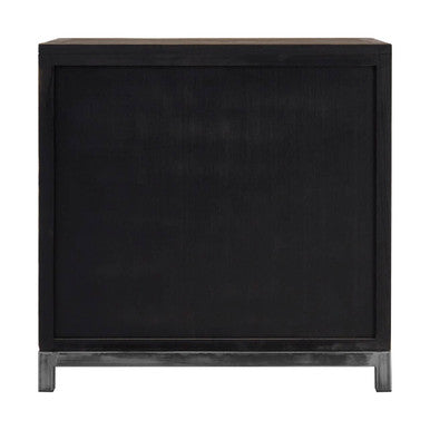 Midas Large Recycled Elm Wood 2 Door Cabinet