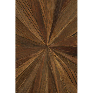 Brown Coffee Table with Elm Wood Top, Mitra
