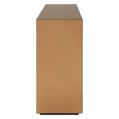 Brown Tinted Mirror Console Table, Roza