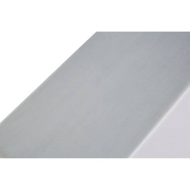 Allure Light Blue Velvet Bench with Smooth Finish