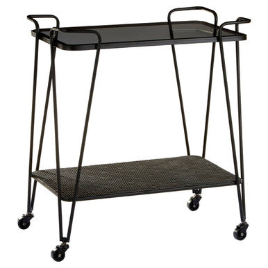 Trento Black Bar trolley