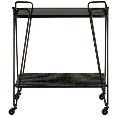 Trento Black Bar trolley