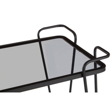 Trento Black Bar trolley