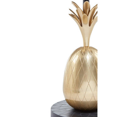 Gold Round Table with Pineapple Design Detailing, Boho