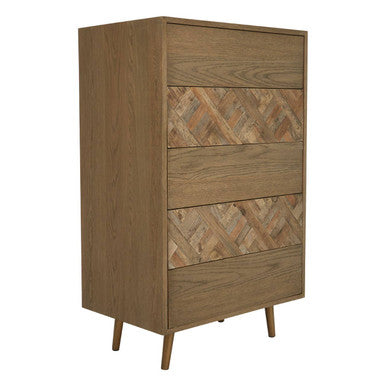 Salvar Wooden Chest of 5 Drawers