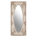 Champagne Oval Border Wall Mirror | Marseille