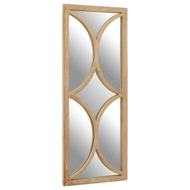 Kyra Grey Wash Elm Wood Wall Mirror