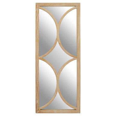 Kyra Grey Wash Elm Wood Wall Mirror