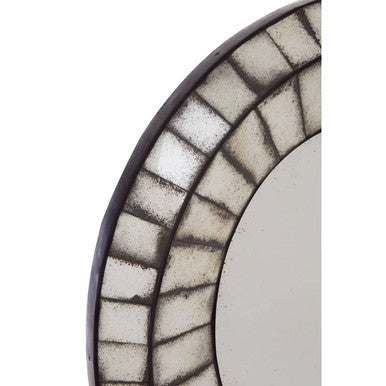 Riza Oval 3D Mosaic Wall Mirror