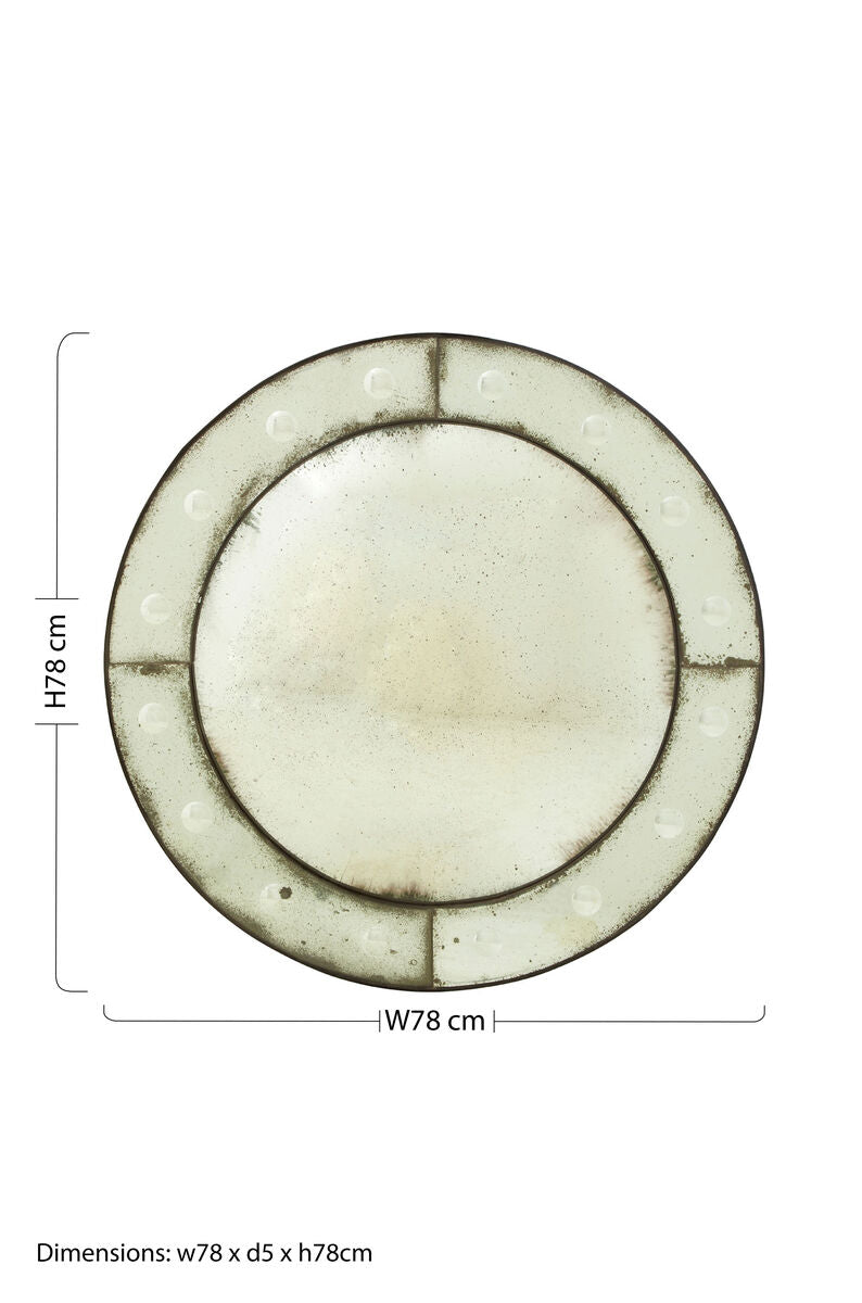 Bubble Effect Convex Wall Mirror | Riza