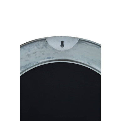 Akola Nickel Finish Round Wall Mirror