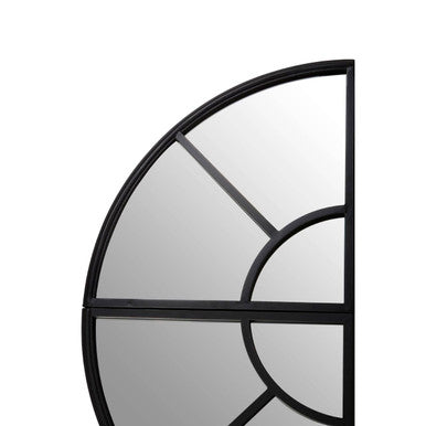 Cosma Round Window Pane Wall Mirror