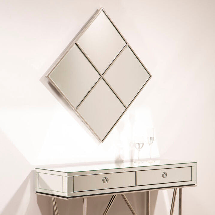 Reva Diamond Frame Wall Mirror