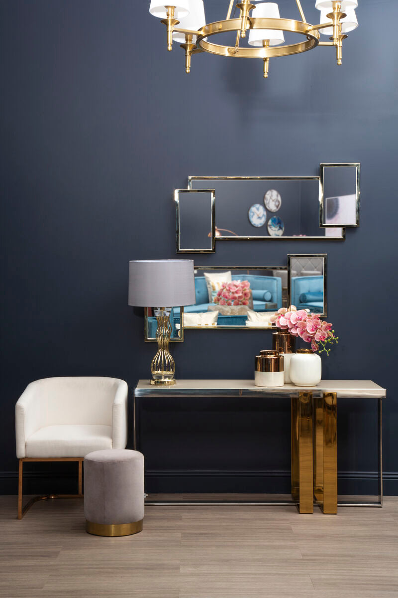 Oria Gold Frame Wall Mirror