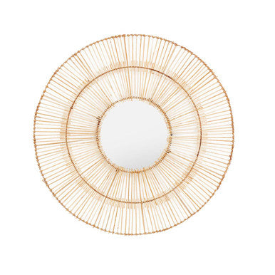 Natural Rattan Wall Mirror | Batu