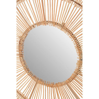 Natural Rattan Wall Mirror | Batu