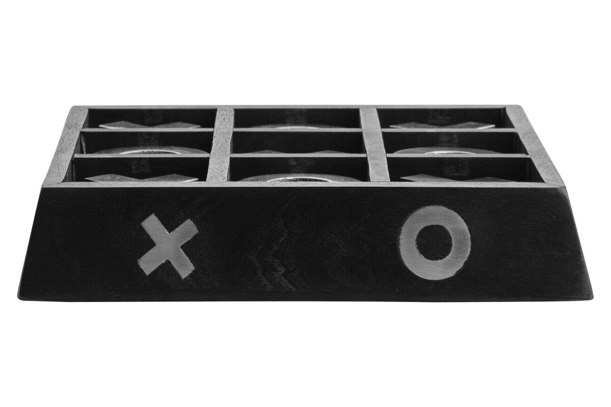 Churchill Games Black Acacia Wood Noughts and Crosses