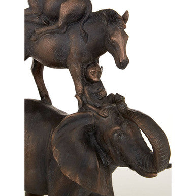 Boho Stacking Animals Sculpture