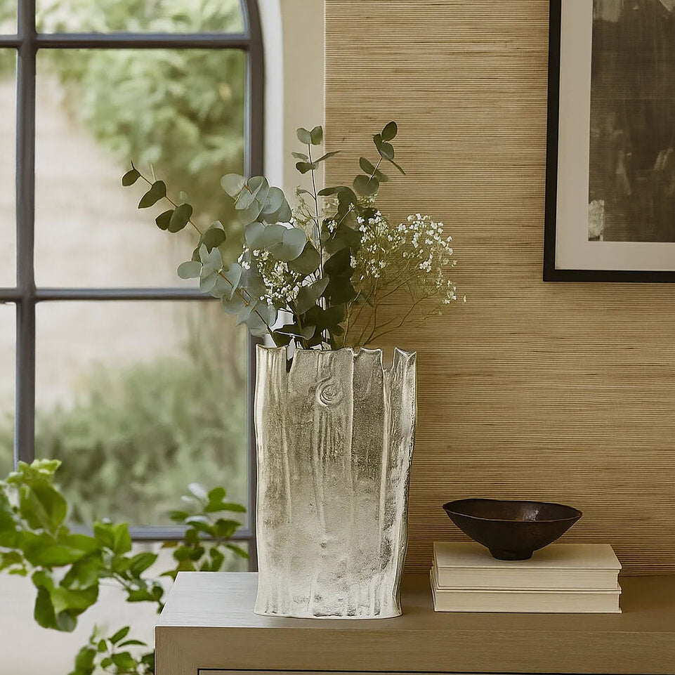 Albero Large Silver Vase