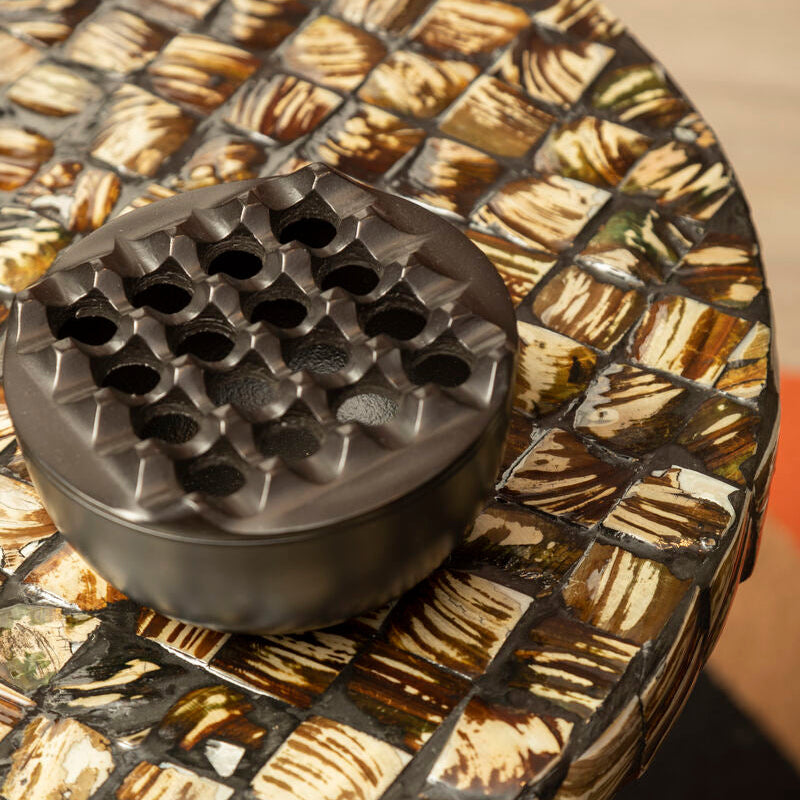 Churchill Black Nickel Finish Ashtray