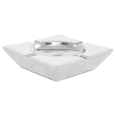 Churchill Nickel Finish Square Ashtray