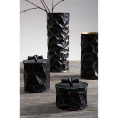 Akola Black and Gold Large Vase