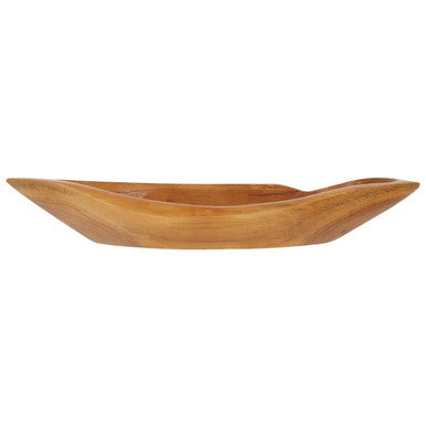 Surak Small Teak Wood Boat Dish