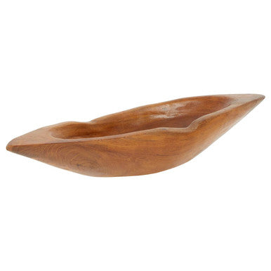 Surak Medium Teak Wood Boat Dish