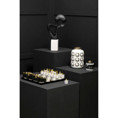 Flos Black Marble Storage Jar