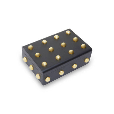 Frida Large Black and Gold Trinket Box