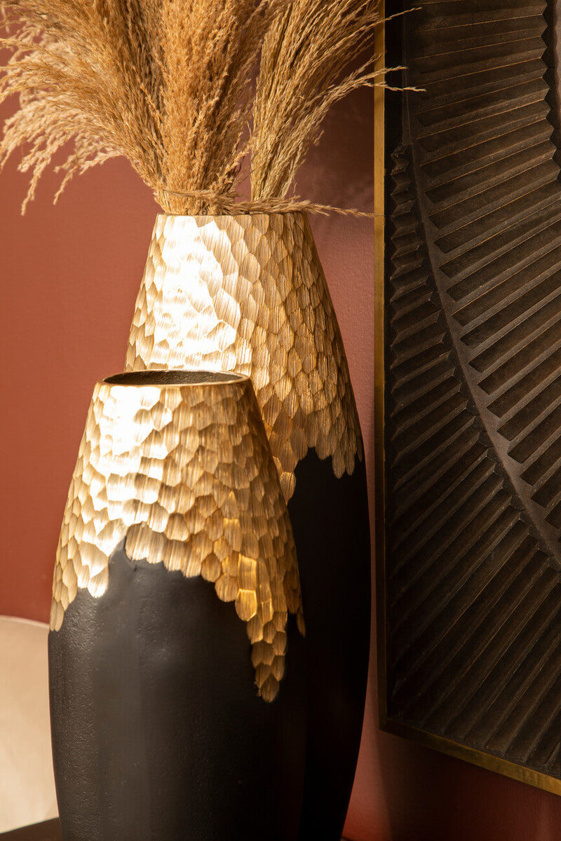 Daito Small Black and Gold Vase