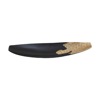 Daito Black and Gold Boat Dish