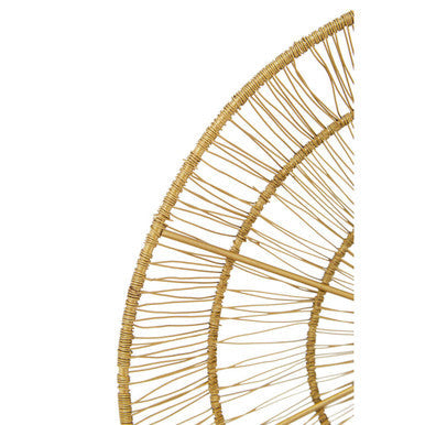 Enzo Gold Wire Wall Sconce Candle Holder